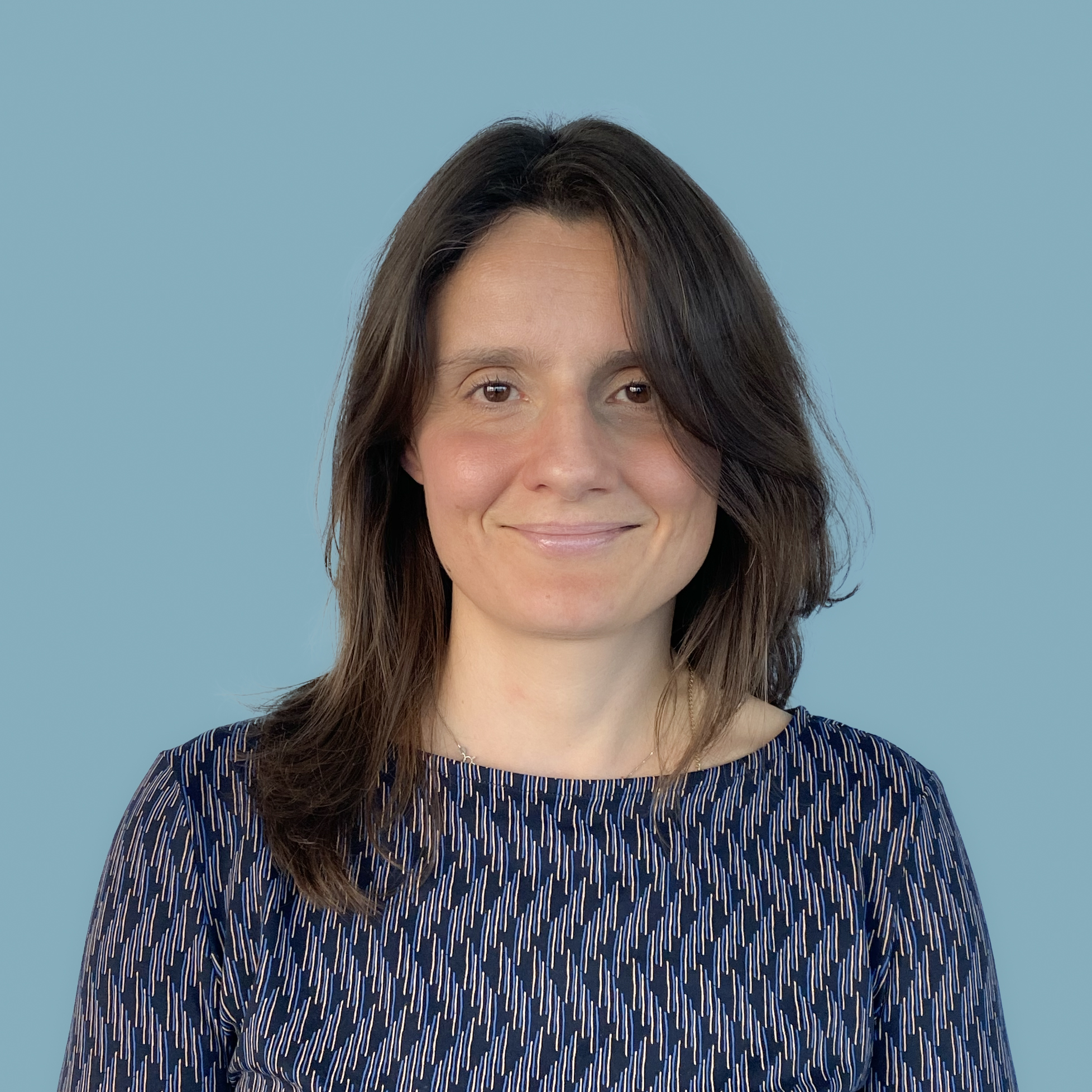A profile photograph of Silvia Guizzardi, Senior Adviser for Impact at Oak Foundation.